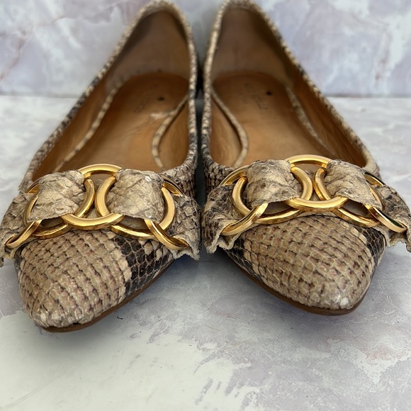 Kate Spade Eryn Snake Print Flats 6 M - Picture 2 of 7